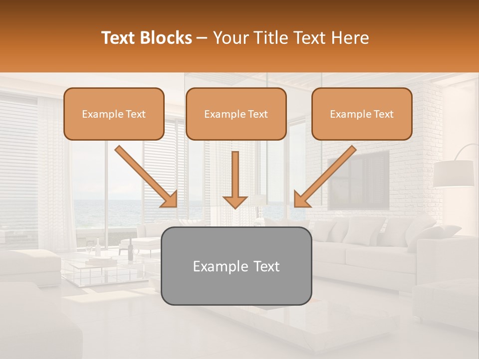 Interior Of The Hallway PowerPoint Template
