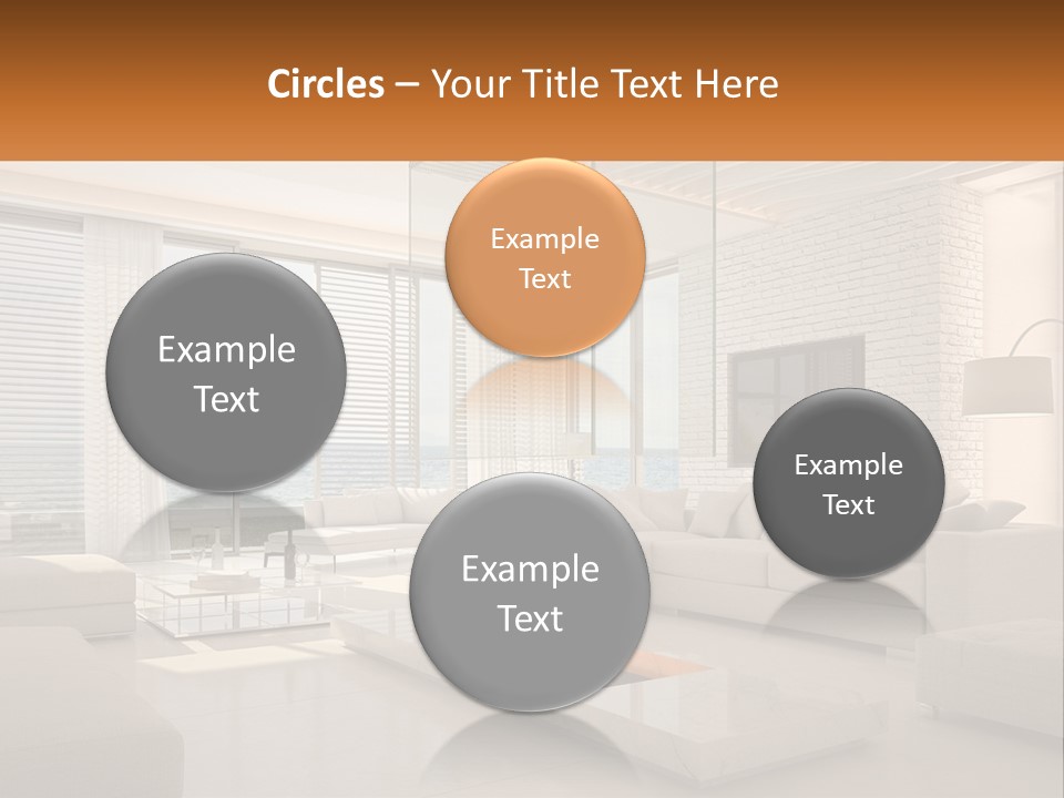 Interior Of The Hallway PowerPoint Template