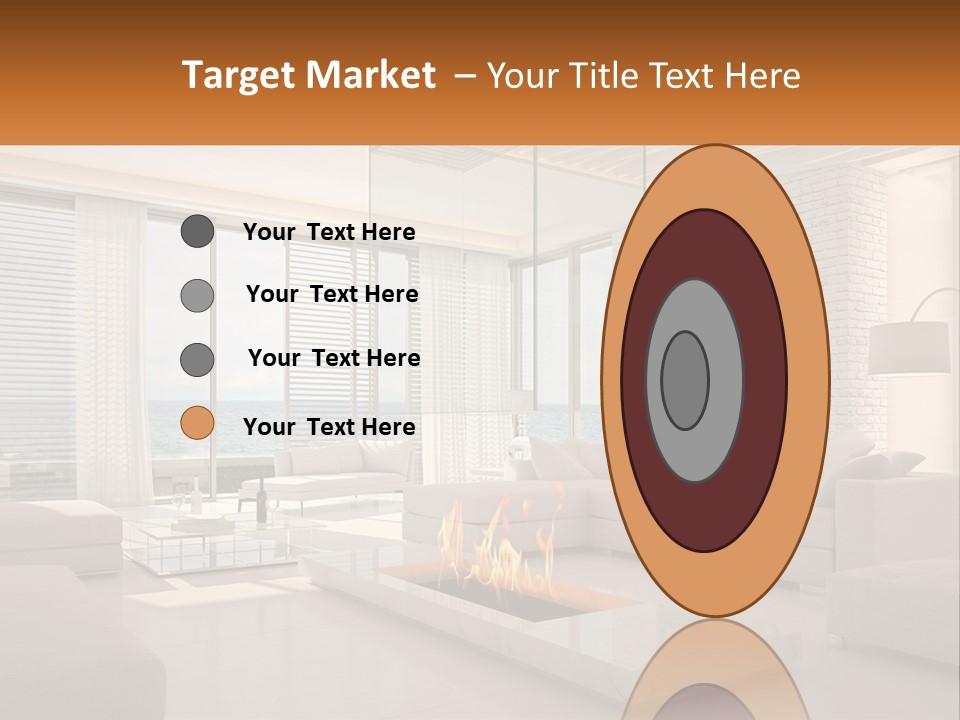 Interior Of The Hallway PowerPoint Template