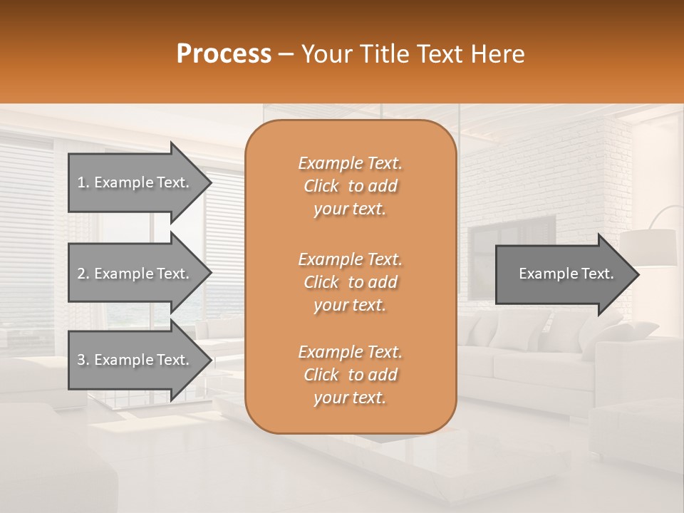 Interior Of The Hallway PowerPoint Template