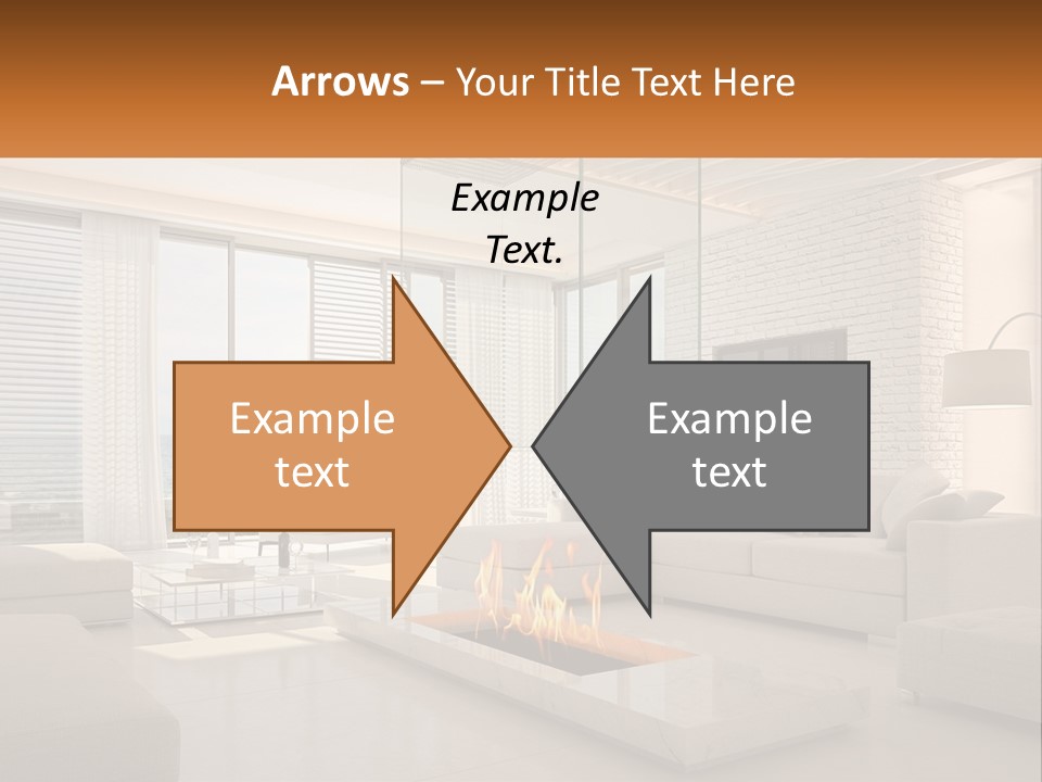 Interior Of The Hallway PowerPoint Template