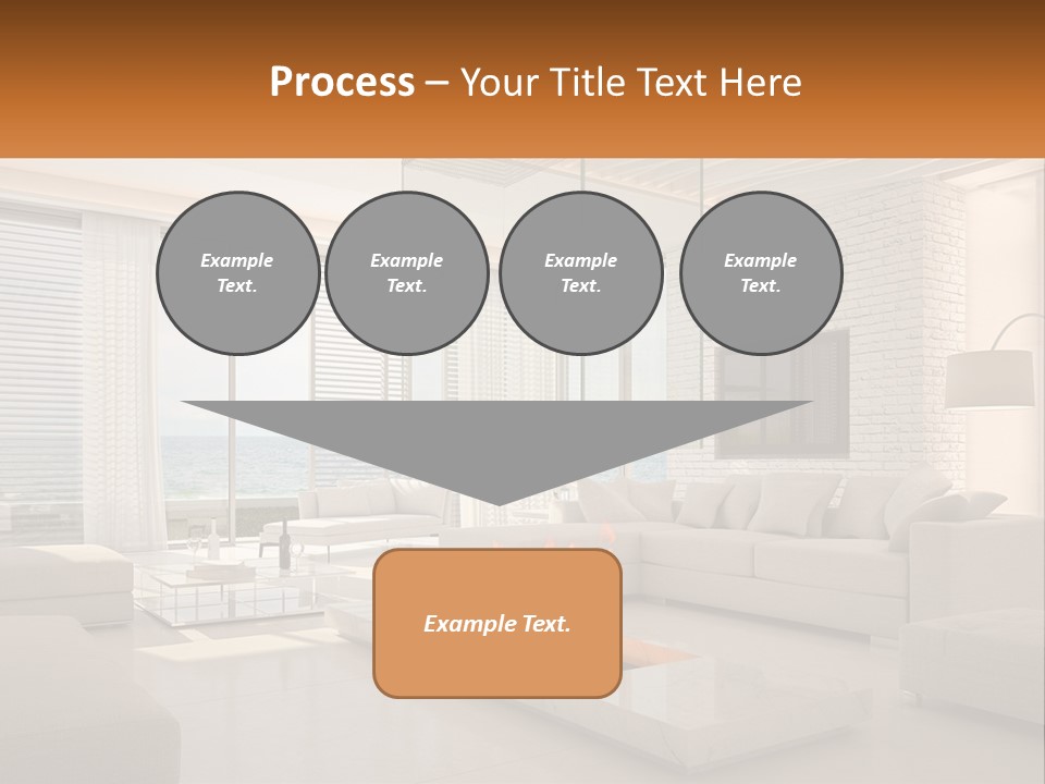 Interior Of The Hallway PowerPoint Template