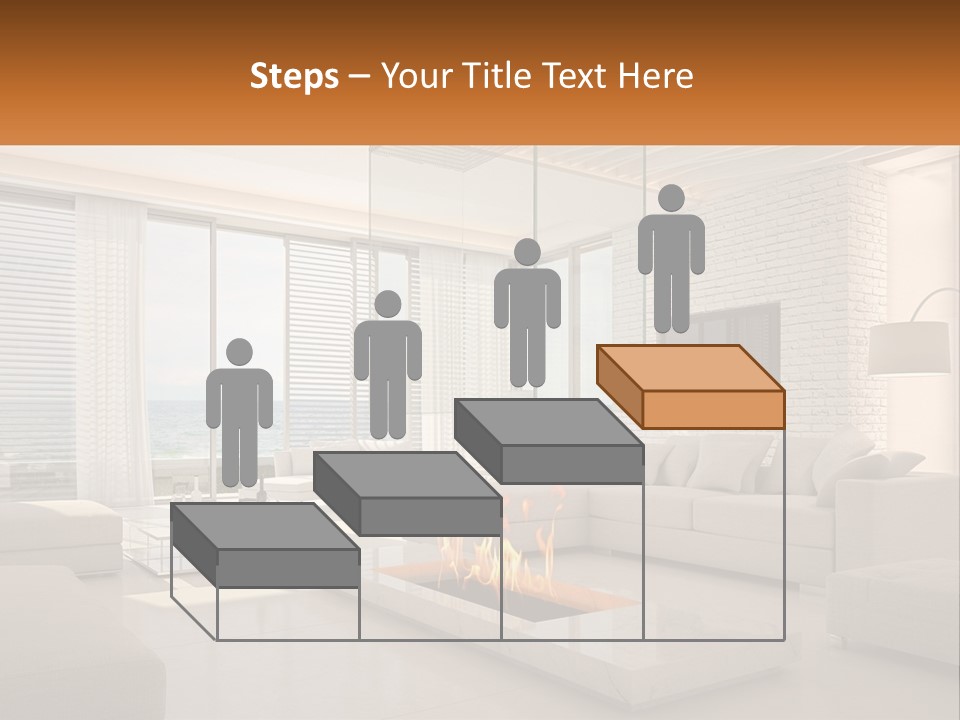 Interior Of The Hallway PowerPoint Template