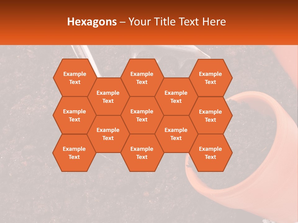 Flowers In A Pot PowerPoint Template