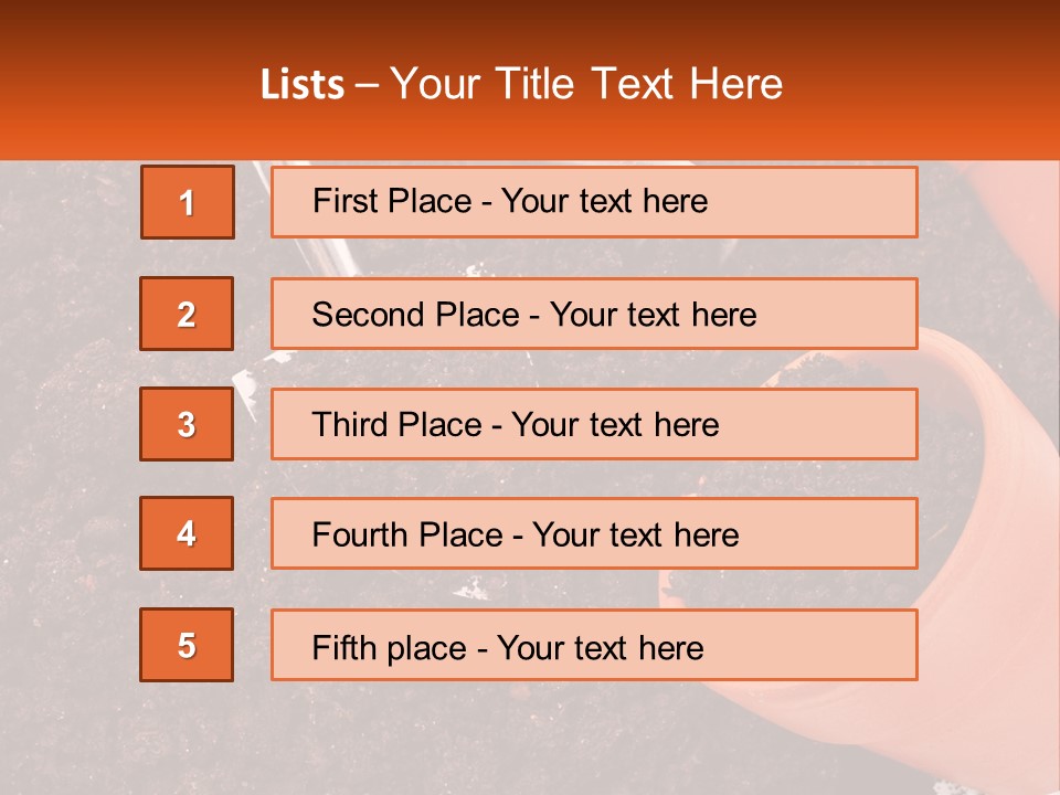 Flowers In A Pot PowerPoint Template