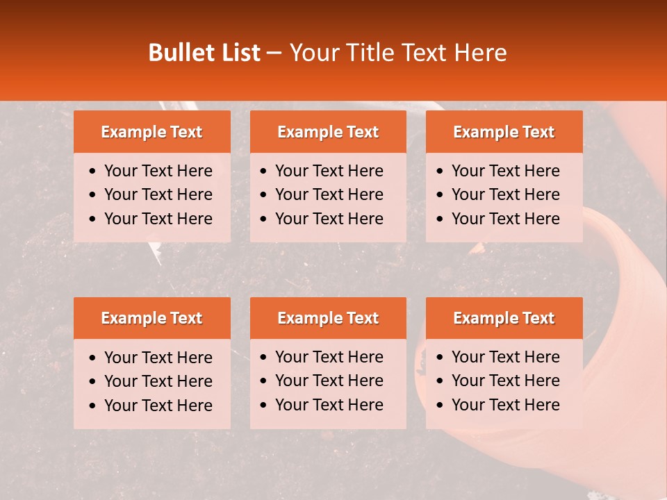 Flowers In A Pot PowerPoint Template