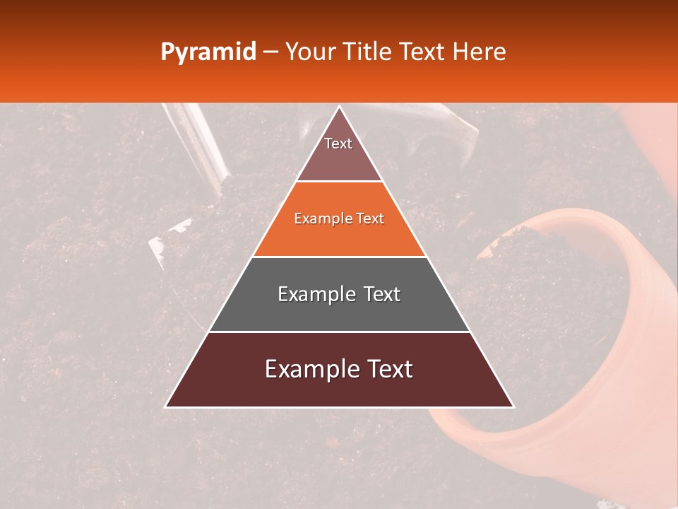 Flowers In A Pot PowerPoint Template