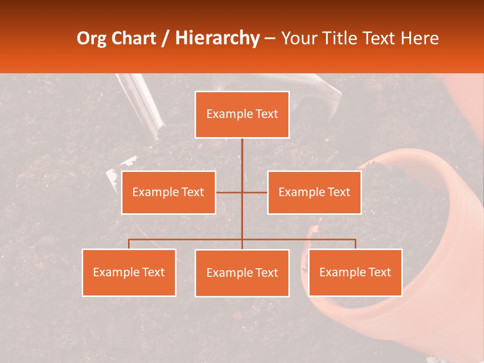 Flowers In A Pot PowerPoint Template