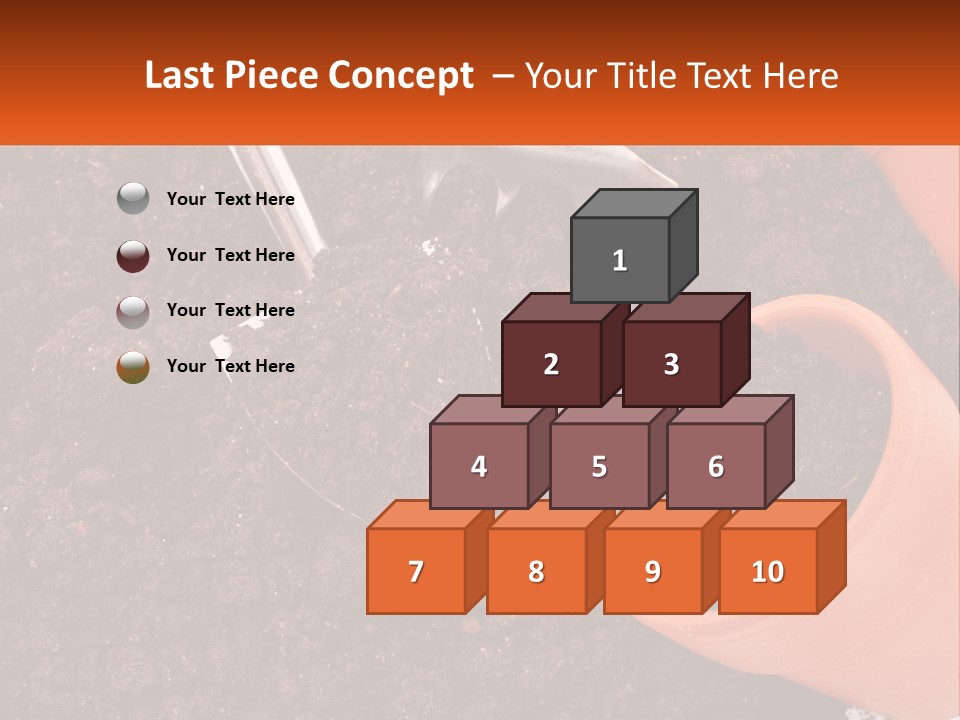 Flowers In A Pot PowerPoint Template