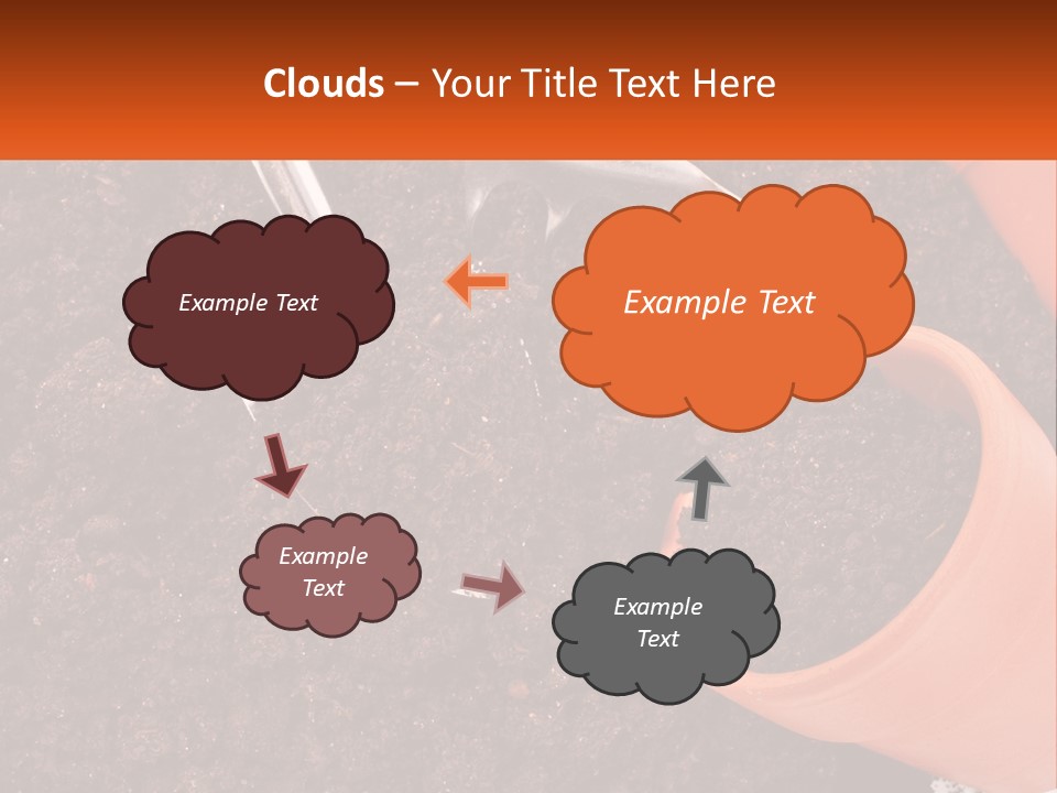 Flowers In A Pot PowerPoint Template