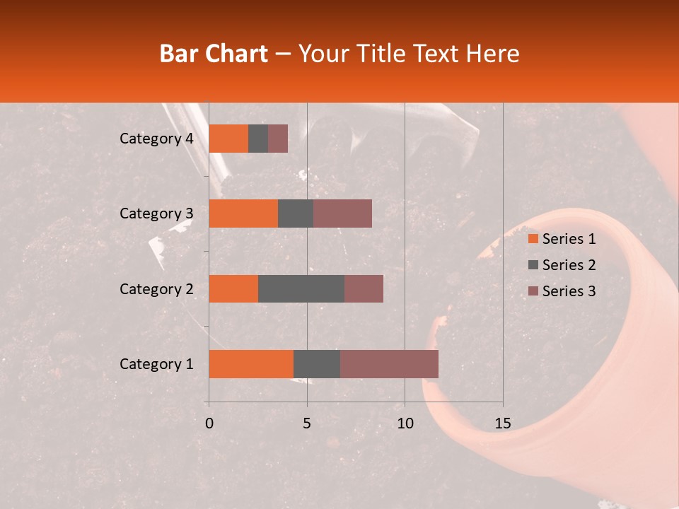 Flowers In A Pot PowerPoint Template