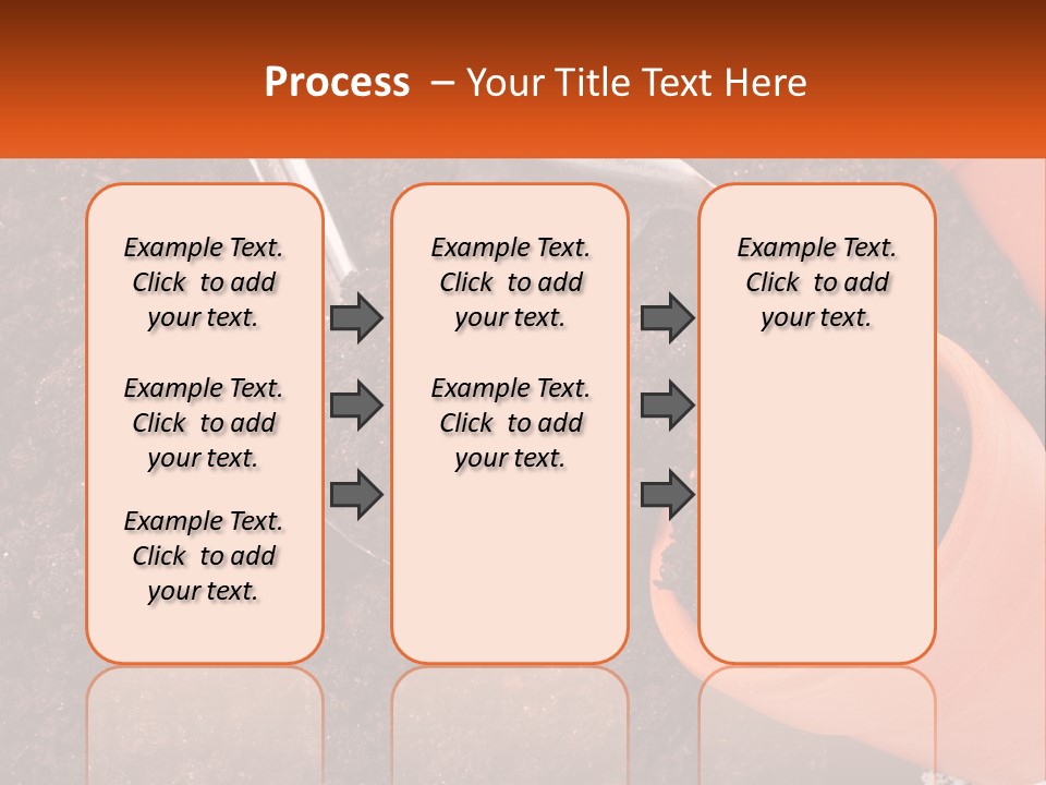 Flowers In A Pot PowerPoint Template
