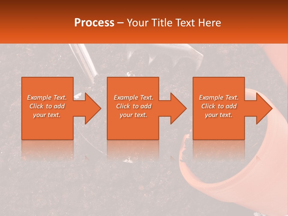 Flowers In A Pot PowerPoint Template