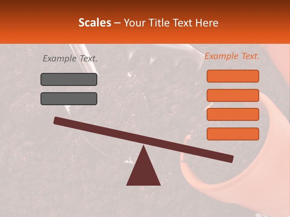 Flowers In A Pot PowerPoint Template