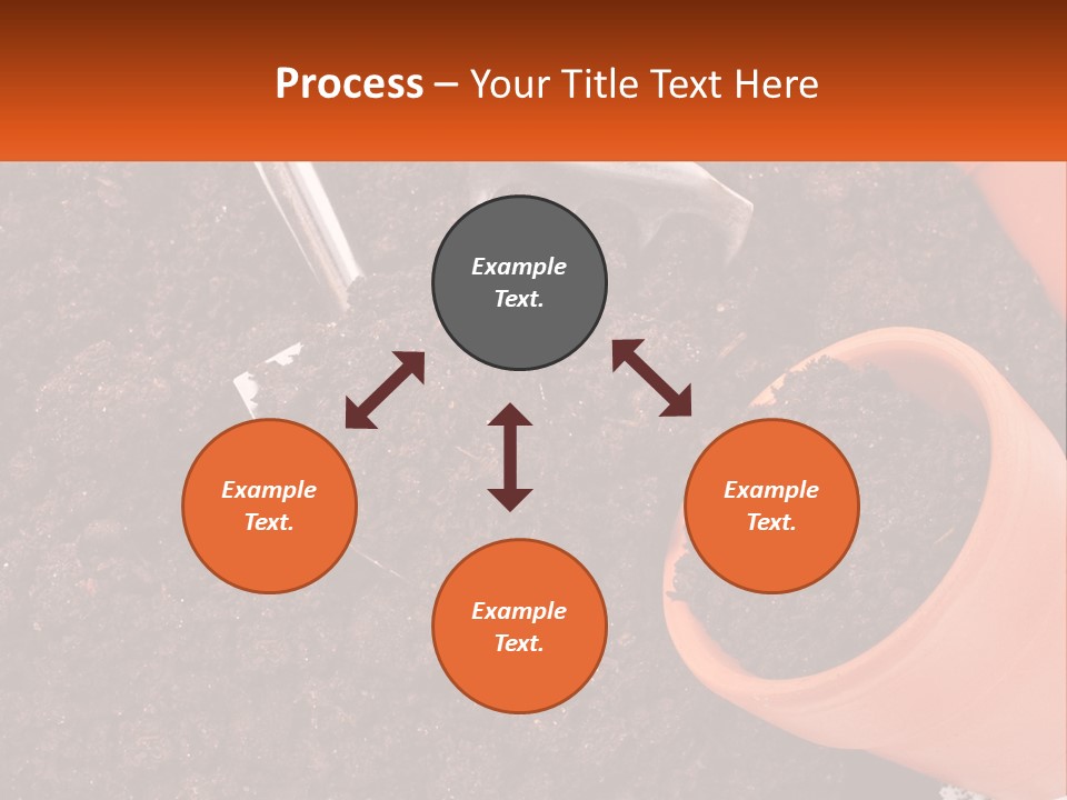 Flowers In A Pot PowerPoint Template