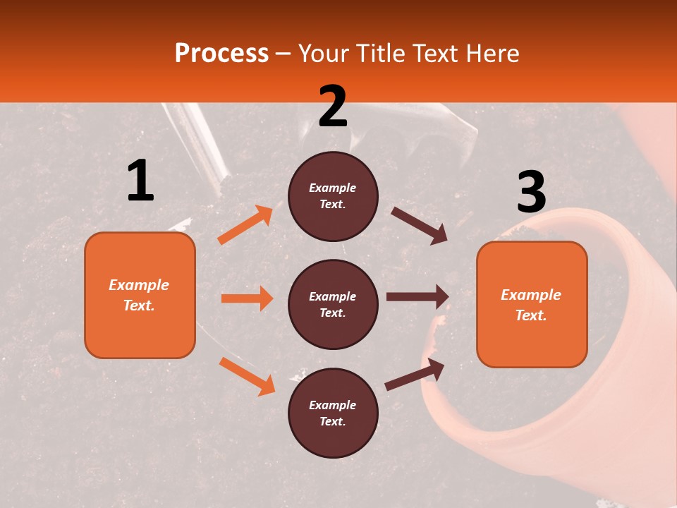 Flowers In A Pot PowerPoint Template