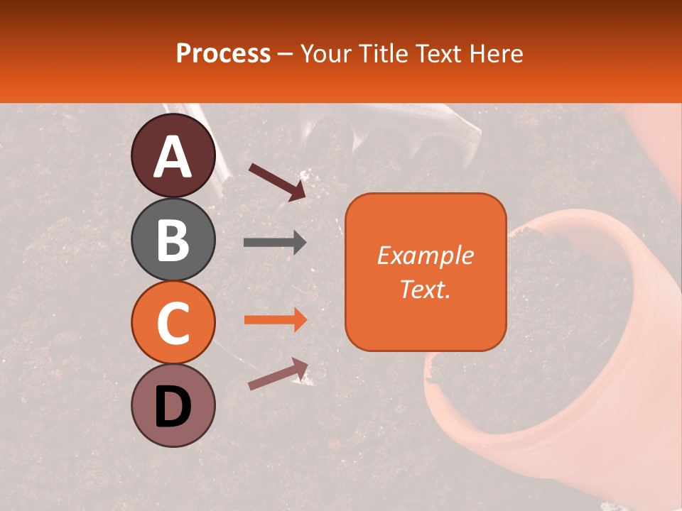 Flowers In A Pot PowerPoint Template