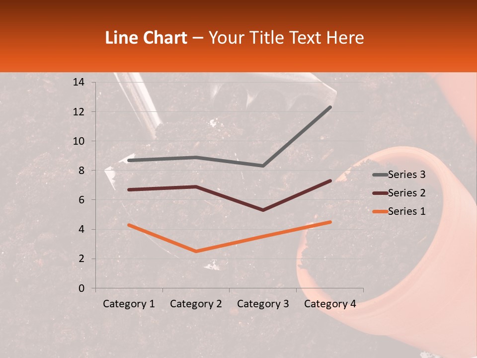 Flowers In A Pot PowerPoint Template