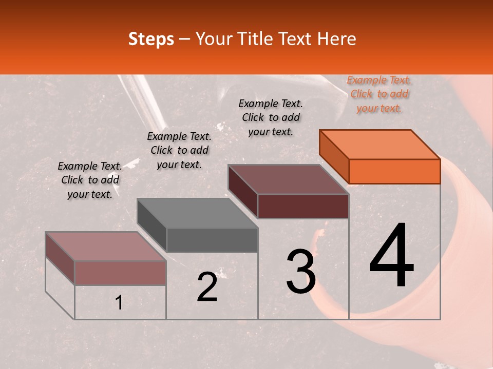 Flowers In A Pot PowerPoint Template