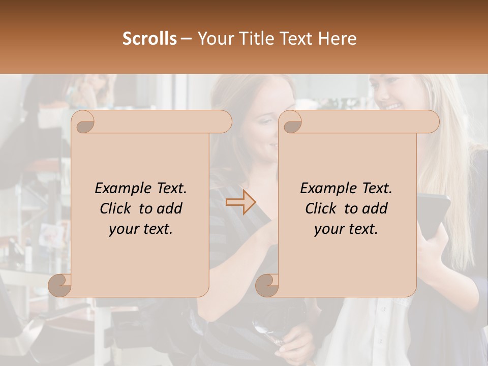 Girls' Communication PowerPoint Template