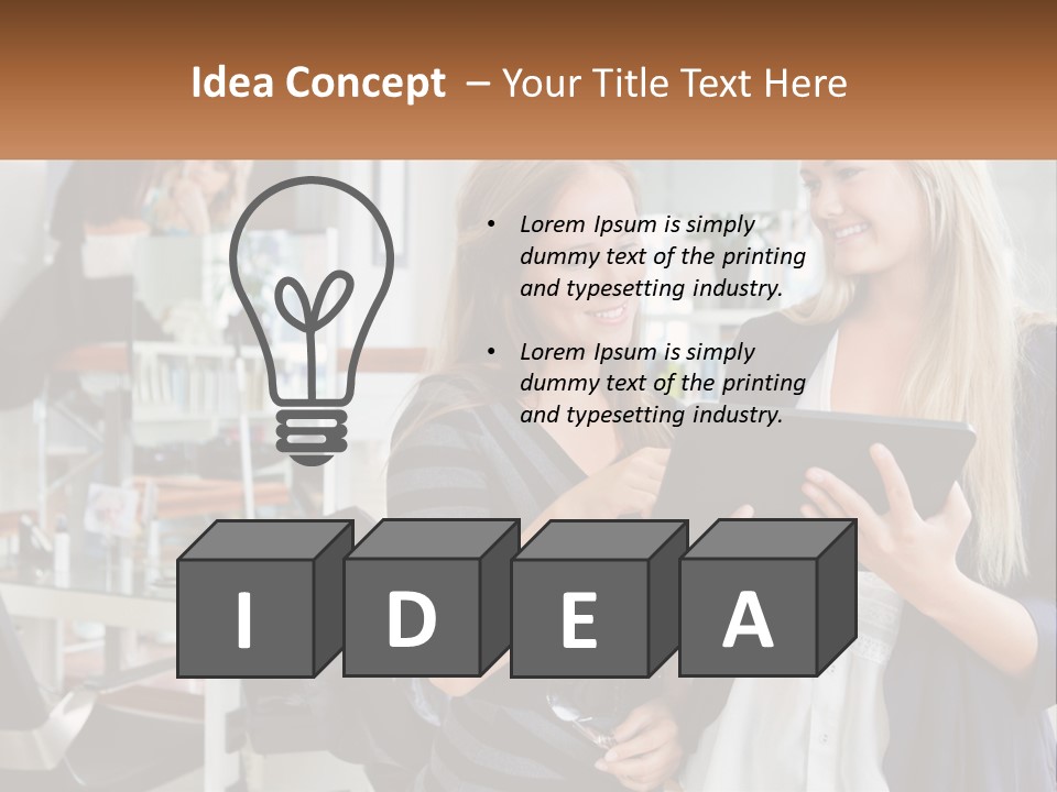 Girls' Communication PowerPoint Template