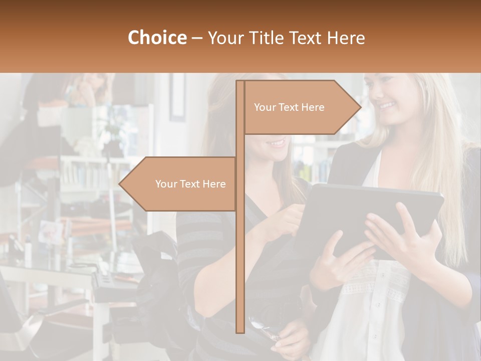 Girls' Communication PowerPoint Template