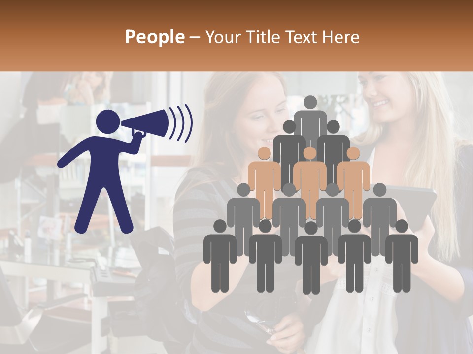 Girls' Communication PowerPoint Template