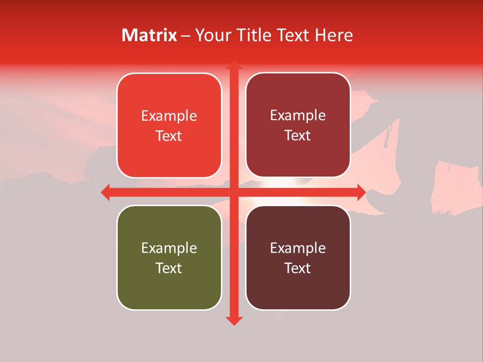 Support When Climbing A Mountain PowerPoint Template