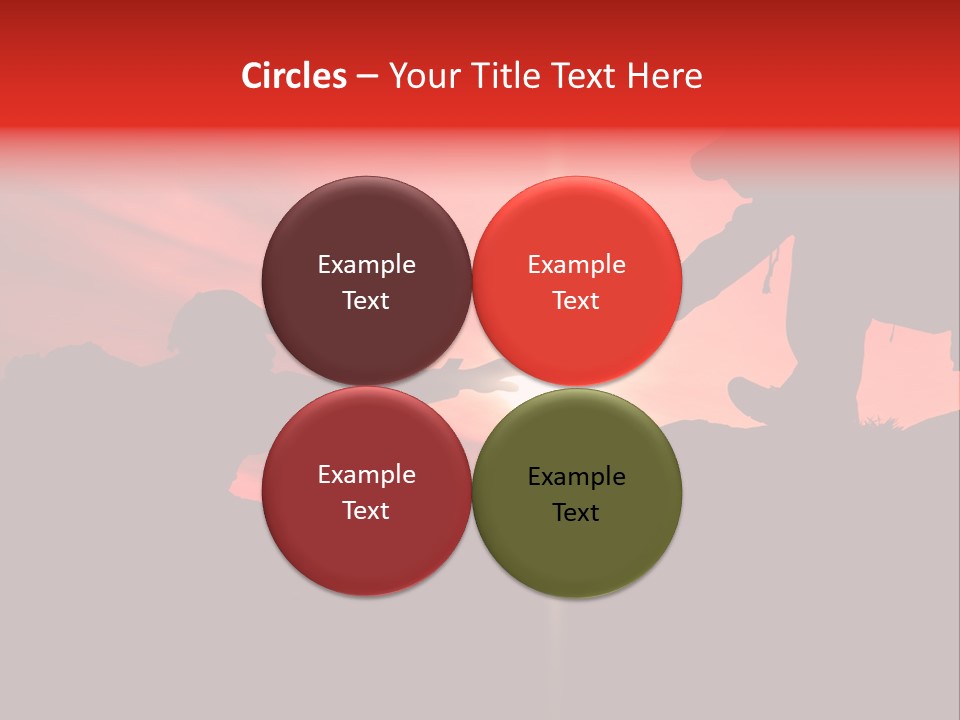 Support When Climbing A Mountain PowerPoint Template