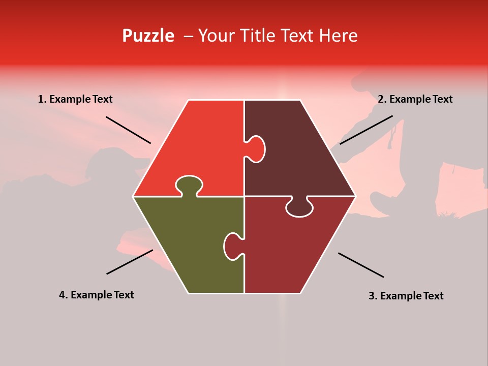 Support When Climbing A Mountain PowerPoint Template