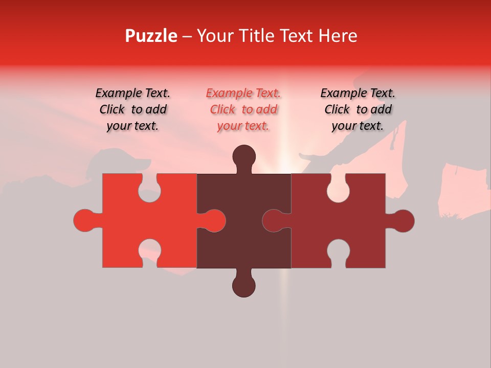 Support When Climbing A Mountain PowerPoint Template