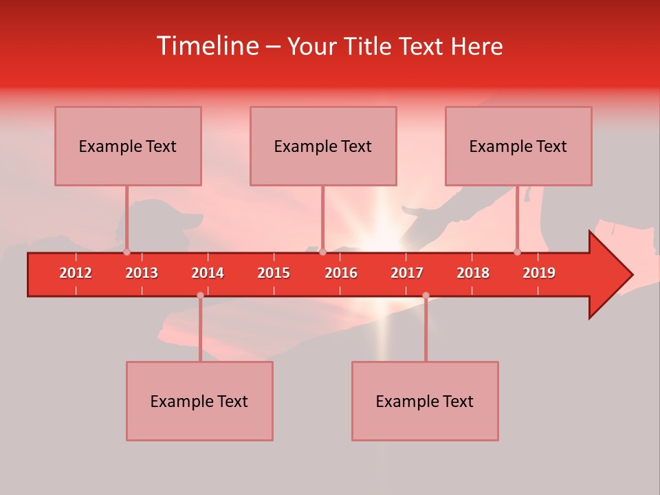 Support When Climbing A Mountain PowerPoint Template