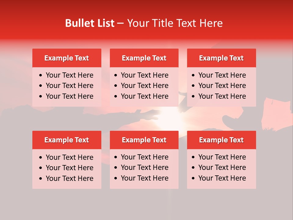 Support When Climbing A Mountain PowerPoint Template