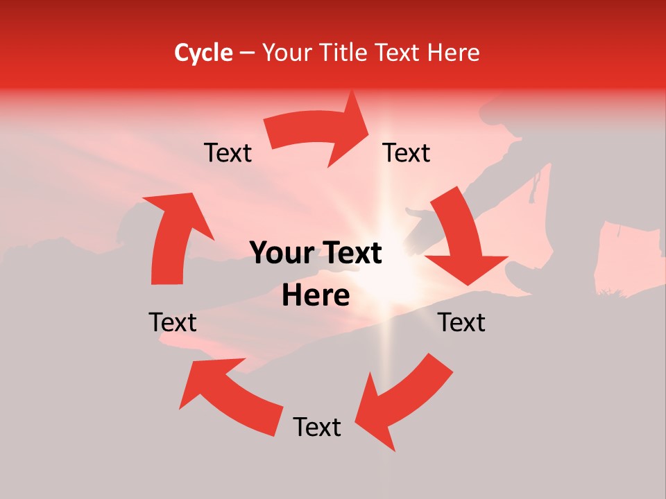 Support When Climbing A Mountain PowerPoint Template