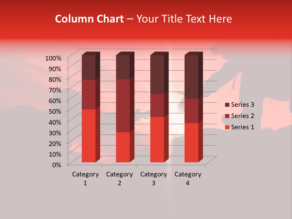 Support When Climbing A Mountain PowerPoint Template
