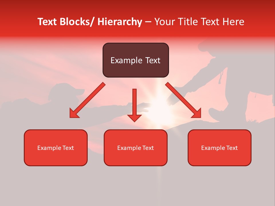 Support When Climbing A Mountain PowerPoint Template