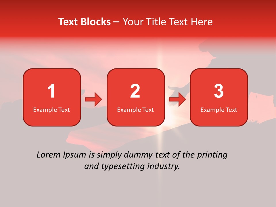 Support When Climbing A Mountain PowerPoint Template
