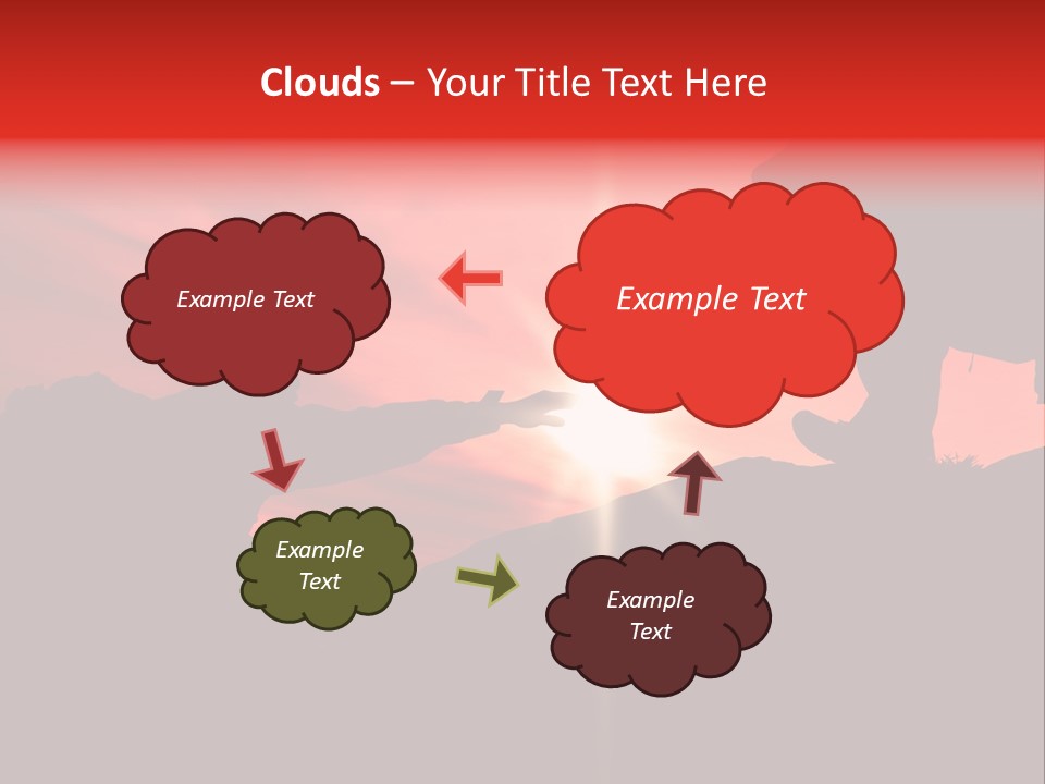Support When Climbing A Mountain PowerPoint Template