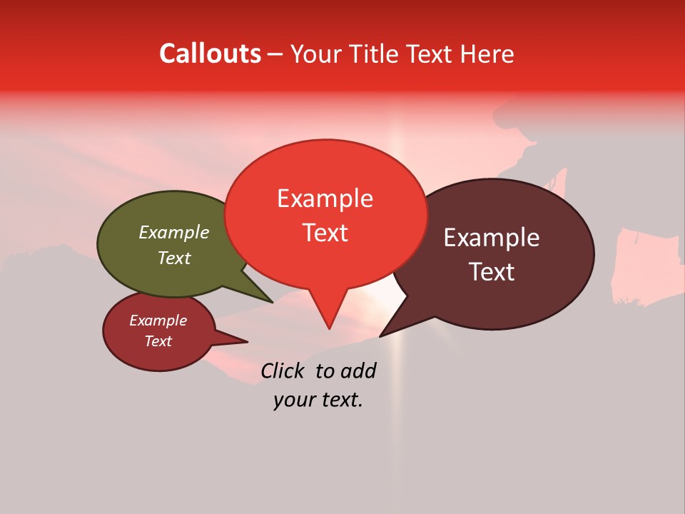Support When Climbing A Mountain PowerPoint Template