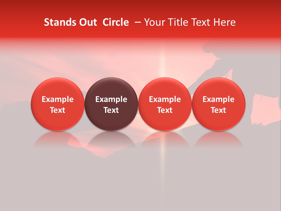 Support When Climbing A Mountain PowerPoint Template