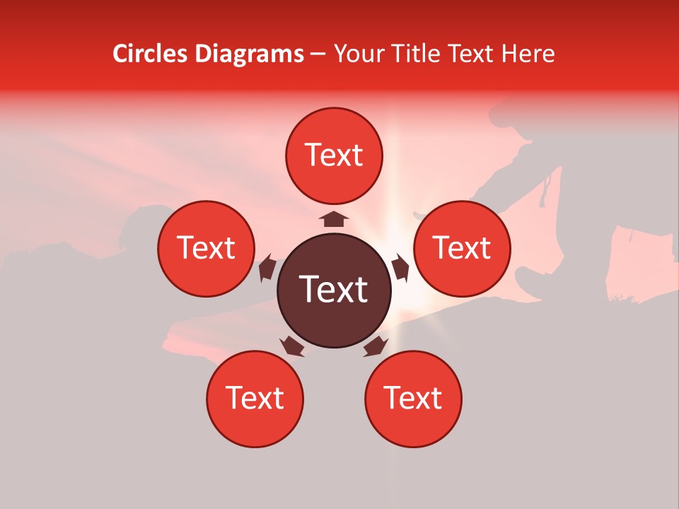 Support When Climbing A Mountain PowerPoint Template