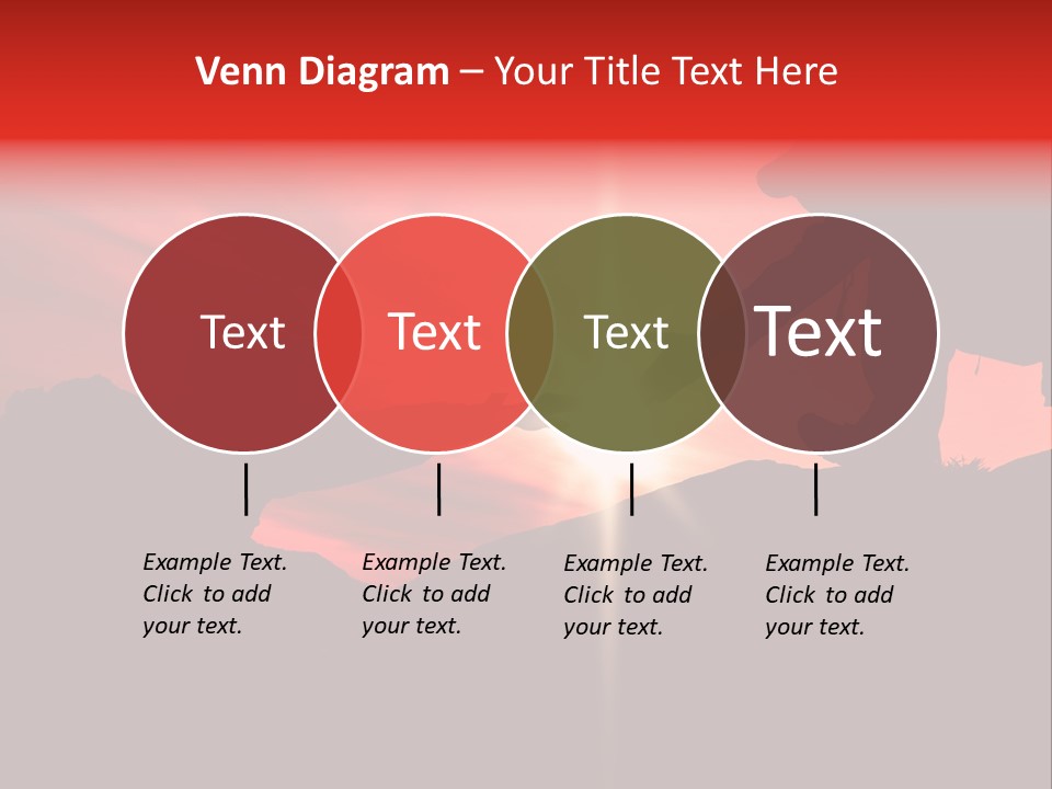 Support When Climbing A Mountain PowerPoint Template
