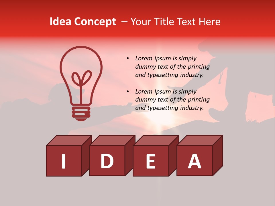 Support When Climbing A Mountain PowerPoint Template