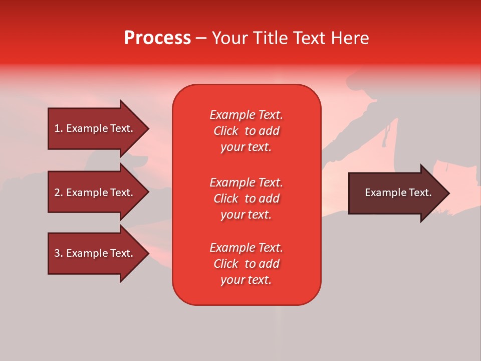 Support When Climbing A Mountain PowerPoint Template