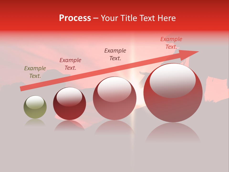 Support When Climbing A Mountain PowerPoint Template