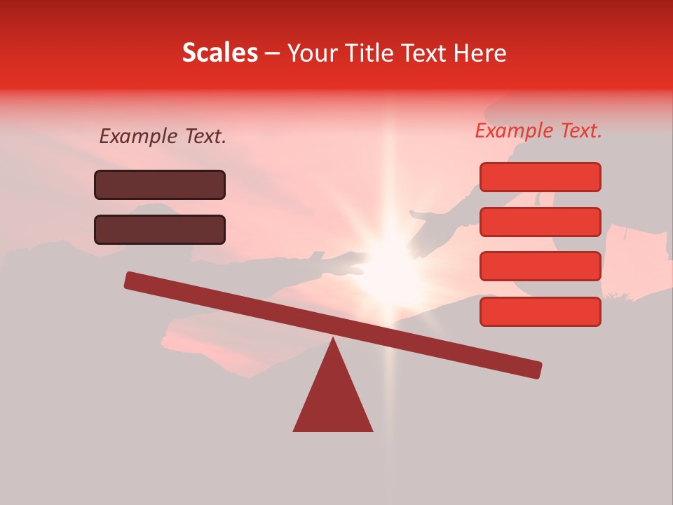 Support When Climbing A Mountain PowerPoint Template
