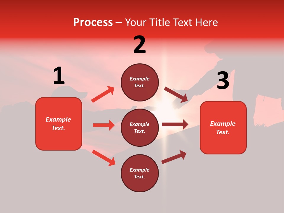 Support When Climbing A Mountain PowerPoint Template