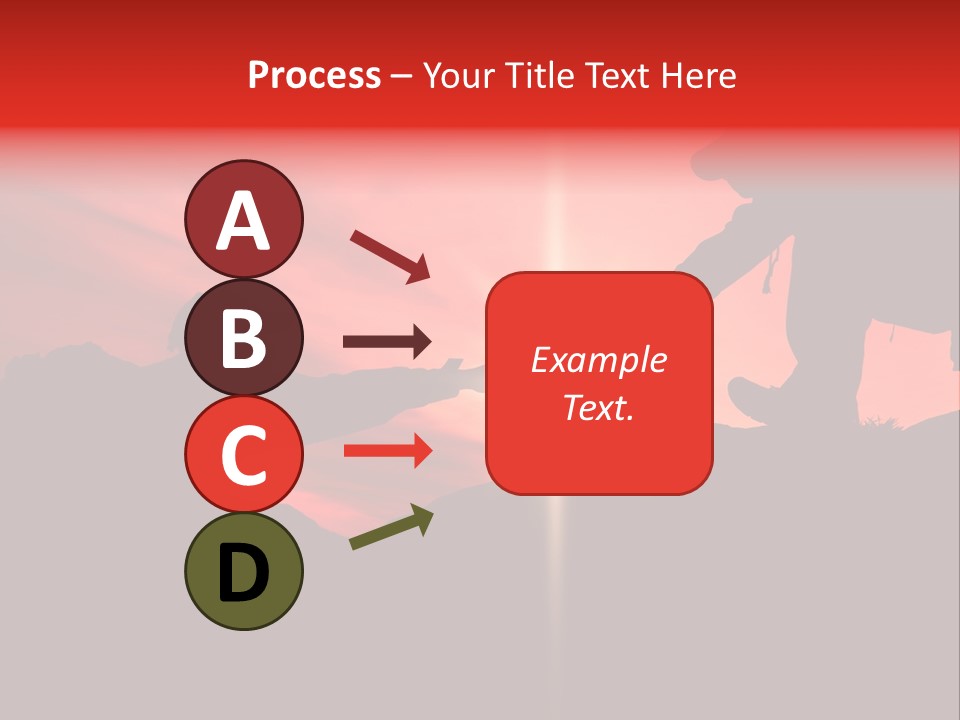 Support When Climbing A Mountain PowerPoint Template