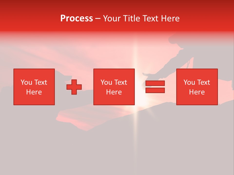 Support When Climbing A Mountain PowerPoint Template