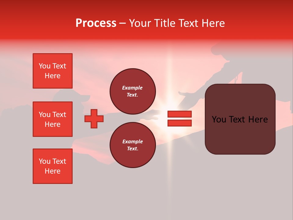 Support When Climbing A Mountain PowerPoint Template